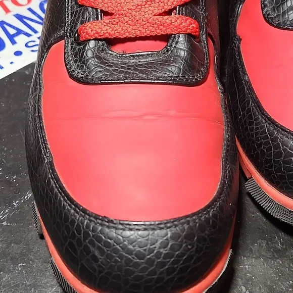 PARISH NATION Red Black Sneaker Boot 9.5 - Picture 9 of 13